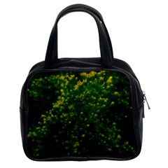 Green Goldenrod Classic Handbag (two Sides) by okhismakingart