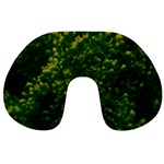 Green Goldenrod Travel Neck Pillows Front