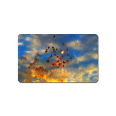 Football Fireworks Magnet (name Card) by okhismakingart