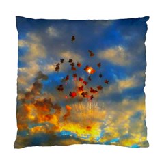 Football Fireworks Standard Cushion Case (two Sides) by okhismakingart