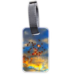 Football Fireworks Luggage Tags (two Sides) by okhismakingart