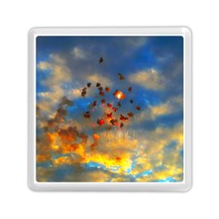 Football Fireworks Memory Card Reader (square) by okhismakingart