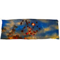 Football Fireworks Body Pillow Case (dakimakura) by okhismakingart