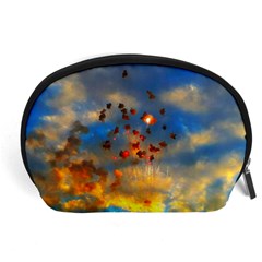 Football Fireworks Accessory Pouch (large) by okhismakingart