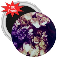 Soft Purple Hydrangeas 3  Magnets (100 Pack) by okhismakingart