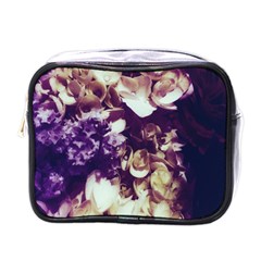 Soft Purple Hydrangeas Mini Toiletries Bag (one Side) by okhismakingart