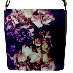 Soft Purple Hydrangeas Flap Closure Messenger Bag (s) by okhismakingart