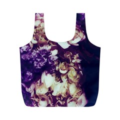 Soft Purple Hydrangeas Full Print Recycle Bag (m) by okhismakingart