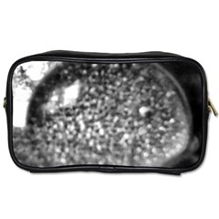 Black-and-white Water Droplet Toiletries Bag (one Side) by okhismakingart