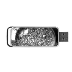 Black-and-white Water Droplet Portable Usb Flash (one Side) by okhismakingart