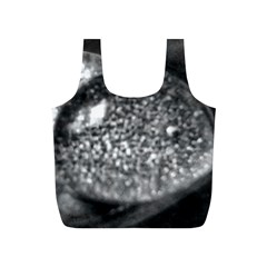 Black-and-white Water Droplet Full Print Recycle Bag (s) by okhismakingart