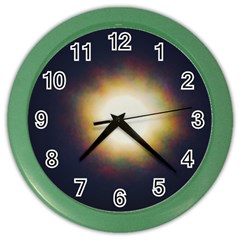 Bright Star Version One Color Wall Clock by okhismakingart