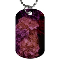 Pink Hydrangeas Dog Tag (two Sides) by okhismakingart