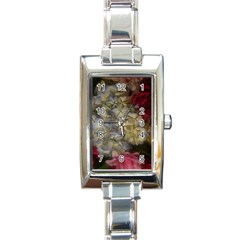 Hydrangea Arrangement Ii Rectangle Italian Charm Watch by okhismakingart