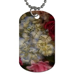 Hydrangea Arrangement Ii Dog Tag (two Sides) by okhismakingart