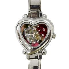 Hydrangea Arrangement Ii Heart Italian Charm Watch by okhismakingart