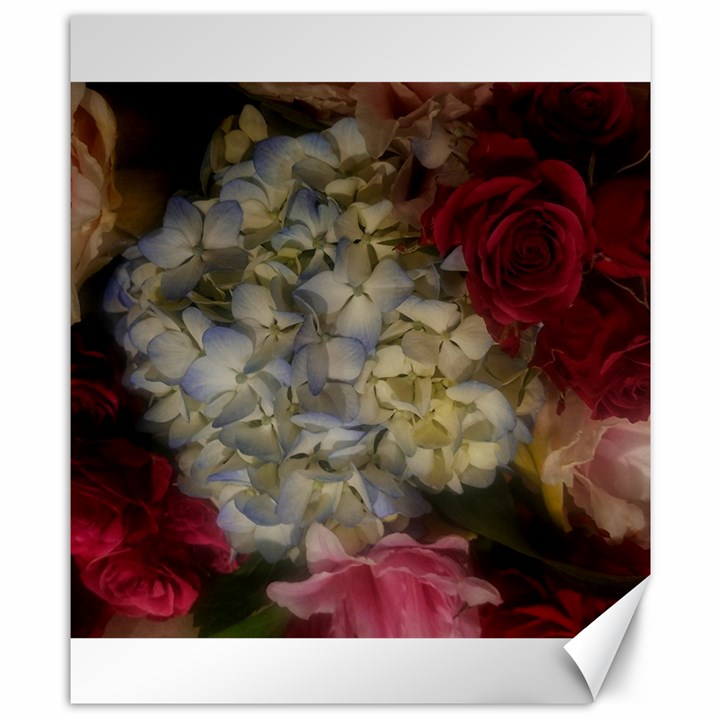 Hydrangea Arrangement II Canvas 8  x 10 