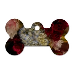 Hydrangea Arrangement Ii Dog Tag Bone (one Side) by okhismakingart