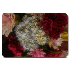 Hydrangea Arrangement Ii Large Doormat  by okhismakingart