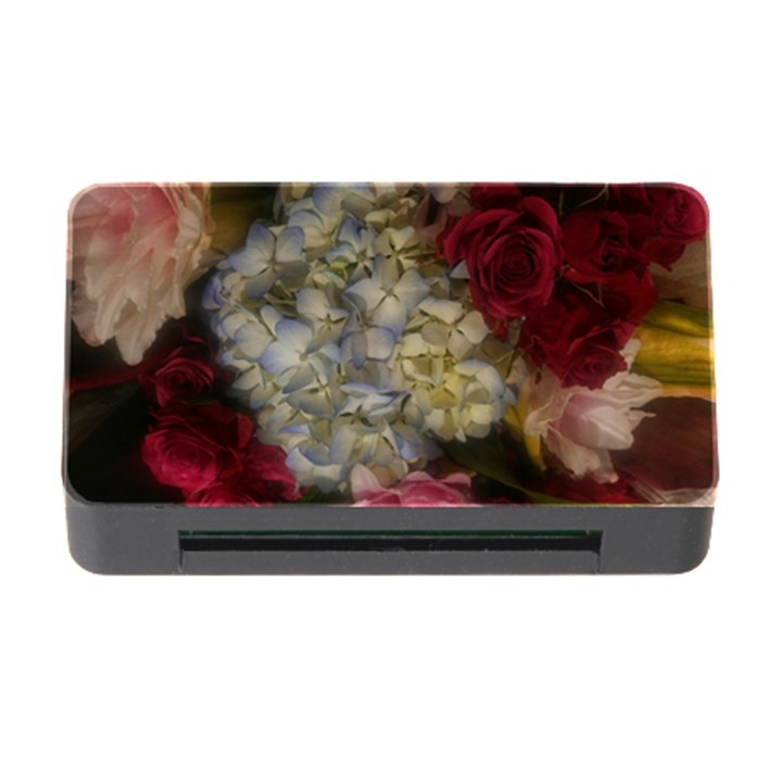 Hydrangea Arrangement II Memory Card Reader with CF