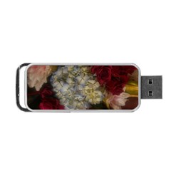 Hydrangea Arrangement Ii Portable Usb Flash (two Sides) by okhismakingart