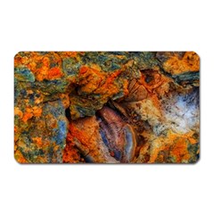 Rainbow Fossil Magnet (rectangular) by okhismakingart