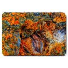 Rainbow Fossil Large Doormat  by okhismakingart