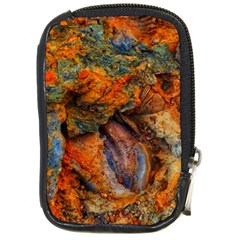 Rainbow Fossil Compact Camera Leather Case by okhismakingart