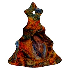 Rainbow Fossil Ornament (christmas Tree) 