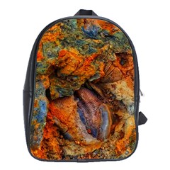 Rainbow Fossil School Bag (xl) by okhismakingart