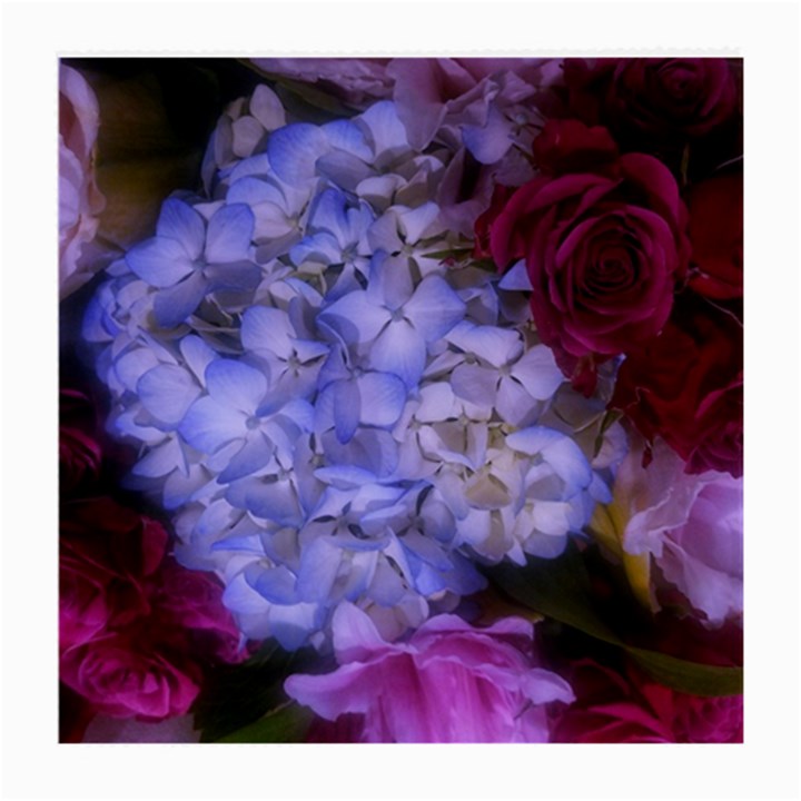 Hydrangea Arrangement II (Blue Tint) Medium Glasses Cloth