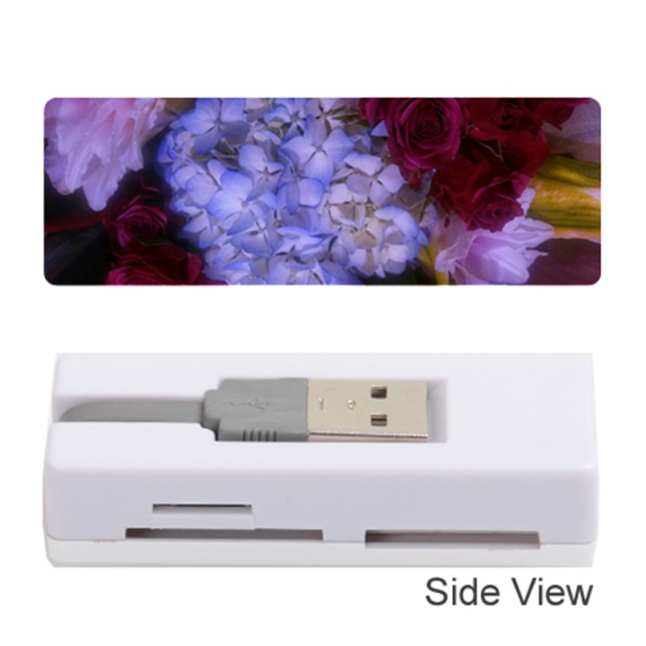 Hydrangea Arrangement II (Blue Tint) Memory Card Reader (Stick)