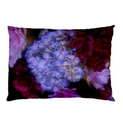 Hydrangea Arrangement Ii (blue Tint) Pillow Case (two Sides) by okhismakingart