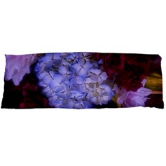 Hydrangea Arrangement Ii (blue Tint) Body Pillow Case Dakimakura (two Sides) by okhismakingart