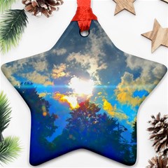 Broken Sky Ornament (star) by okhismakingart