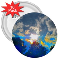 Broken Sky 3  Buttons (10 Pack)  by okhismakingart