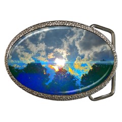 Broken Sky Belt Buckles by okhismakingart