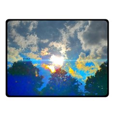 Broken Sky Fleece Blanket (small) by okhismakingart