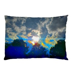 Broken Sky Pillow Case (two Sides) by okhismakingart