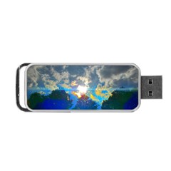 Broken Sky Portable Usb Flash (one Side) by okhismakingart