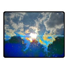 Broken Sky Double Sided Fleece Blanket (small)  by okhismakingart