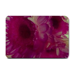 Pink Highlighted Flowers Small Doormat  by okhismakingart