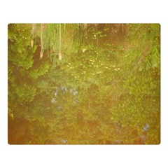 Lake Reflection Double Sided Flano Blanket (large)  by okhismakingart