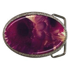 Purple Highlighted Flowers Belt Buckles by okhismakingart