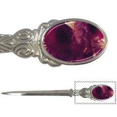 Purple Highlighted Flowers Letter Opener by okhismakingart