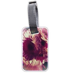 Purple Highlighted Flowers Luggage Tags (two Sides) by okhismakingart