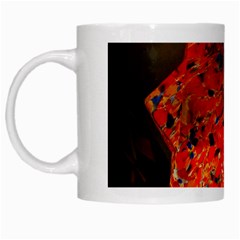 Glowing Stained Glass Lamp White Mugs by okhismakingart