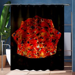 Glowing Stained Glass Lamp Shower Curtain 60  X 72  (medium)  by okhismakingart