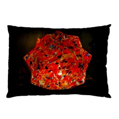 Glowing Stained Glass Lamp Pillow Case (two Sides) by okhismakingart