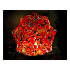 Glowing Stained Glass Lamp Double Sided Flano Blanket (large)  by okhismakingart